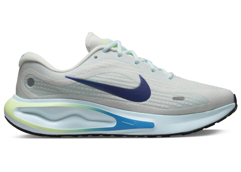 Nike Journey Run Summit White Glacier Blue Barely Volt Deep Royal Blue