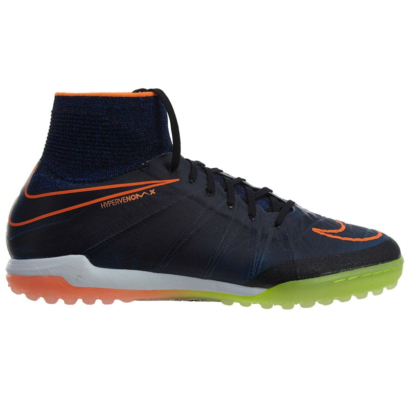 Nike Jr Hypervenomx Proximo Tf Black Black-Total Orange-Racer Blue (Women's)