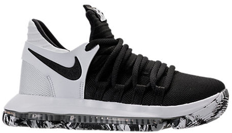 Nike KD 10 Black White (GS)