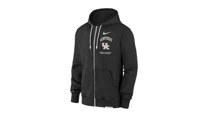 Nike Kentucky Wildcats On-Court Basketball Dri-FIT College Full-Zip Hoodie Black