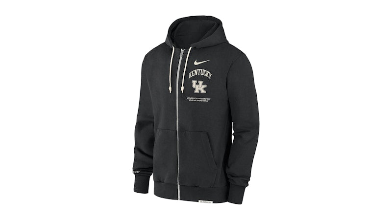 Nike Kentucky Wildcats On-Court Basketball Dri-FIT College Full-Zip Hoodie Black