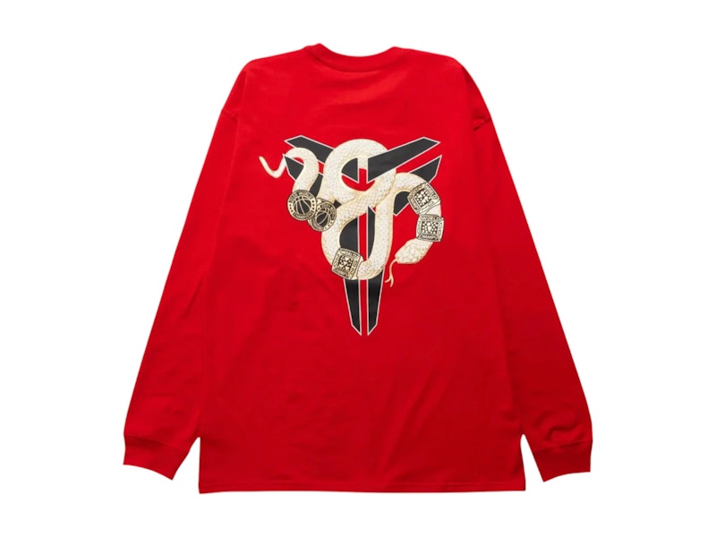 Nike Kobe Bryant Year of Mamba Max90 Long-Sleeve T-shirt Red