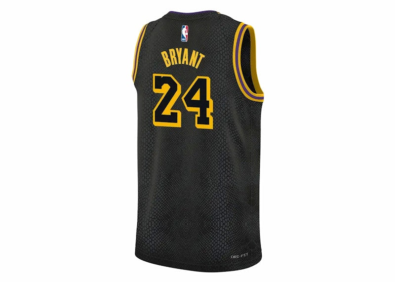 Nike Kobe Mamba Mentality Big Kids Los Angeles Lakers City Edition Swingman Jersey (FW23) Black