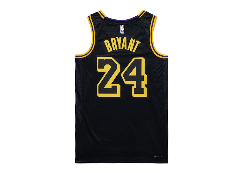 Nike Kobe Mamba Mentality Los Angeles Lakers City Edition Swingman Jersey (FW23) Black