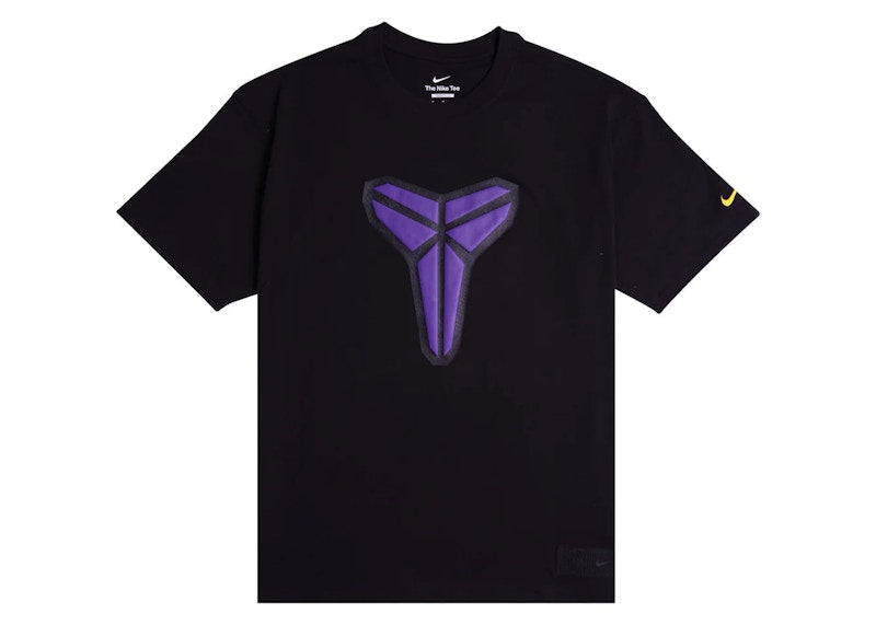 Nike Kobe Max90 Basketball Short Sleeve Loose Fit T-shirt Black/Purple
