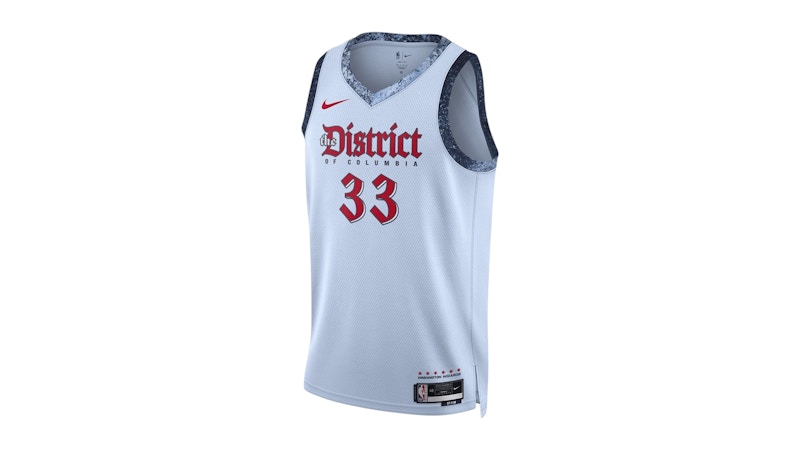 Nike Kyle Kuzma Washington Wizards 2024/25 Jersey Blue