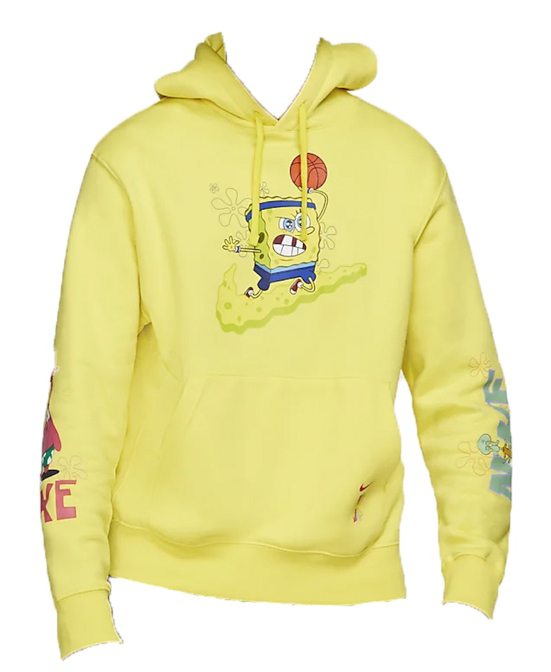 Nike Kyrie x Spongebob Dri-Fit Hoodie (Kids Sizing) Dynamic Yellow
