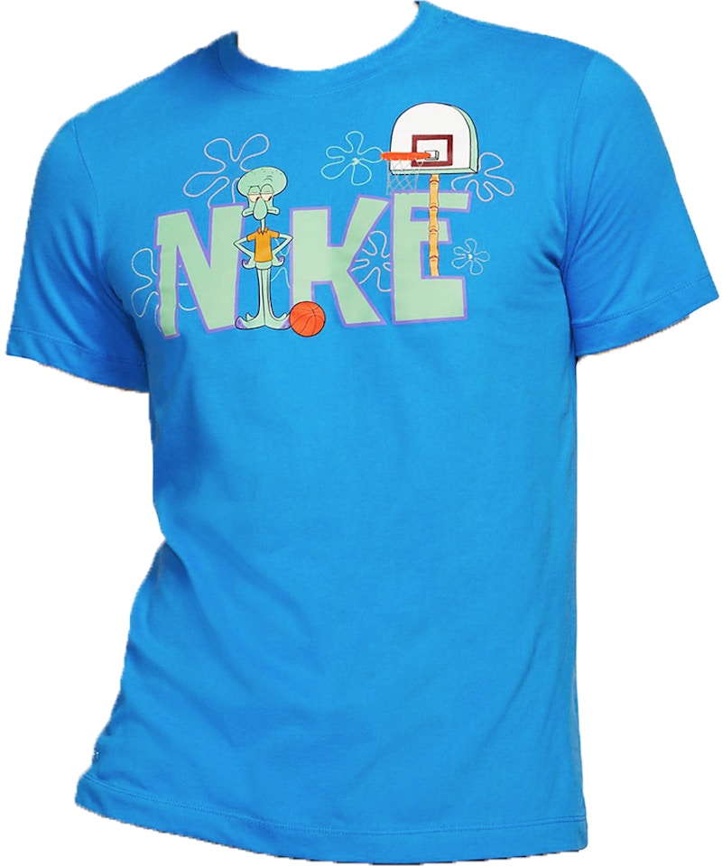 Nike Kyrie x Spongebob Dri-Fit Squidward Tee Light Photo Blue
