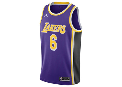 Nike LA Lakers Lebron James Jersey Purple