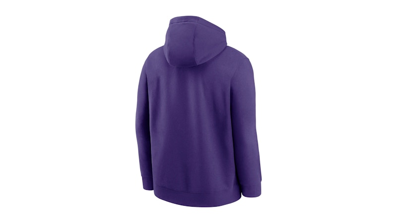 Nike LSU Tigers Club Basketball Icon College Pullover Hoodie Court Purple