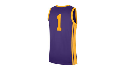Nike LSU Tigers Replica College Basketball Jersey Court Purple