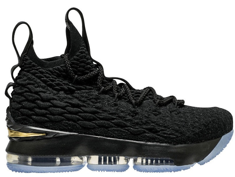 Nike LeBron 15 Black Metallic Gold (GS)