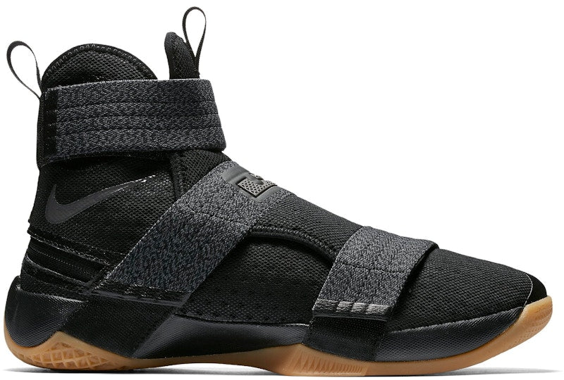 Nike LeBron Zoom Soldier 10 Flyease Black Gum