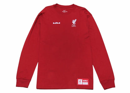 Nike LeBron x Liverpool F.C. Long-Sleeve Max90 T-shirt Tough Red