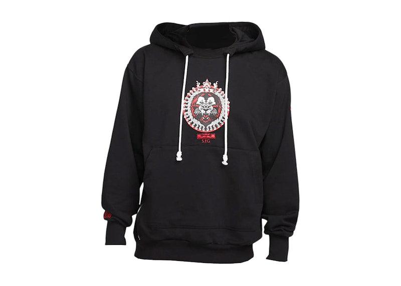 Nike LeBron x Liverpool F.C. Pullover Hoodie (Asia Sizing) Black/Gym Red