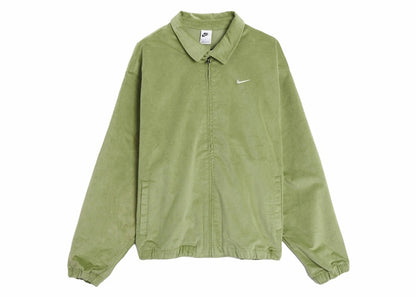 Nike Life Harrington Cord Jacket Oil Green/White