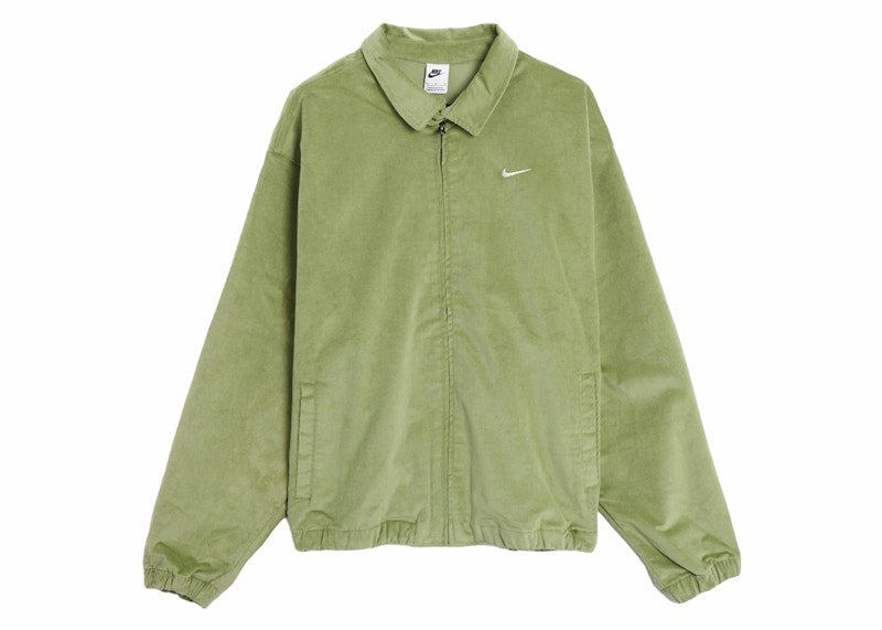 Nike Life Harrington Cord Jacket Oil Green/White