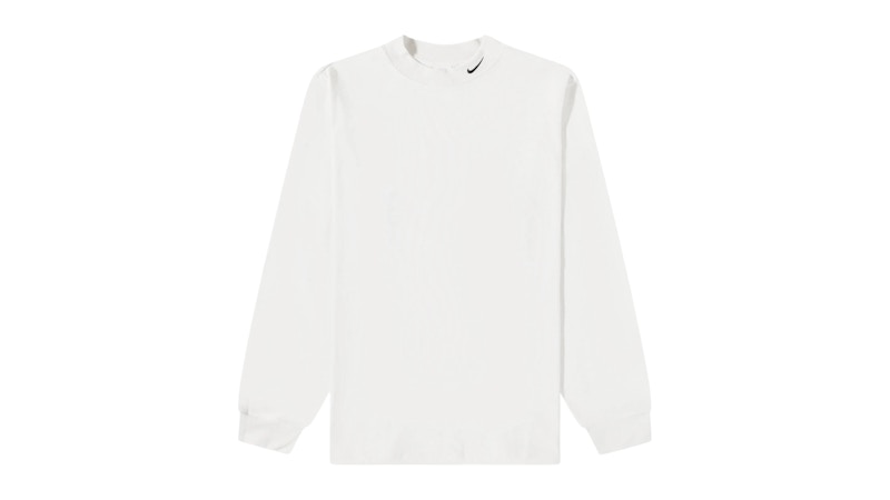 Nike Life Mock Neck Shirt Phantom/Black