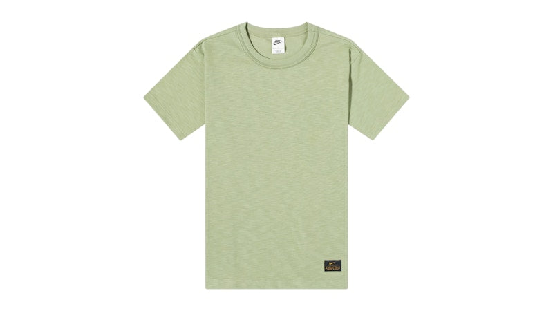 Nike Life Short Sleeve Knit Top Oil Green/Neutral Olive