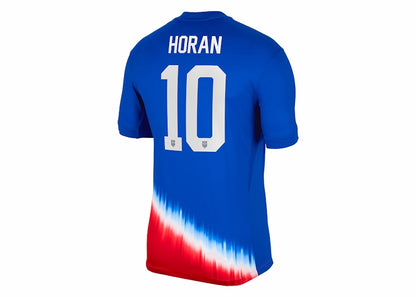 Nike Lindsey Horan USWNT 2024 Stadium Away Jersey Royal