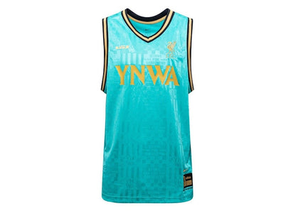 Nike Liverpool FC x LeBron James DNA Basketball Jersey Washed Teal/Truly Gold