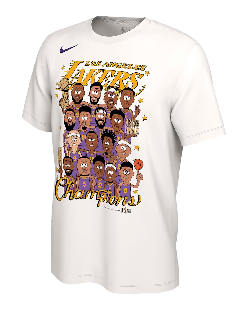 Nike Los Angeles Lakers Champions Club Roster T-shirt White
