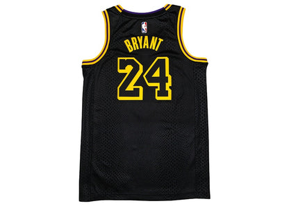 Nike Los Angeles Lakers Kobe Bryant Black Mamba City Edition Swingman Jersey Black/Gold