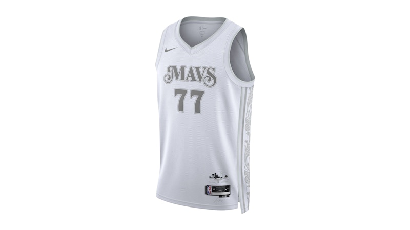 Nike Luka Dončić Dallas Mavericks Dri-Fit Jersey White