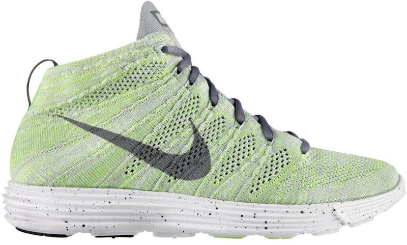 Nike Lunar Flyknit Chukka Wolf Grey Electric Green