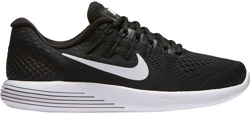 Nike Lunarglide 8 Black White (Women's)