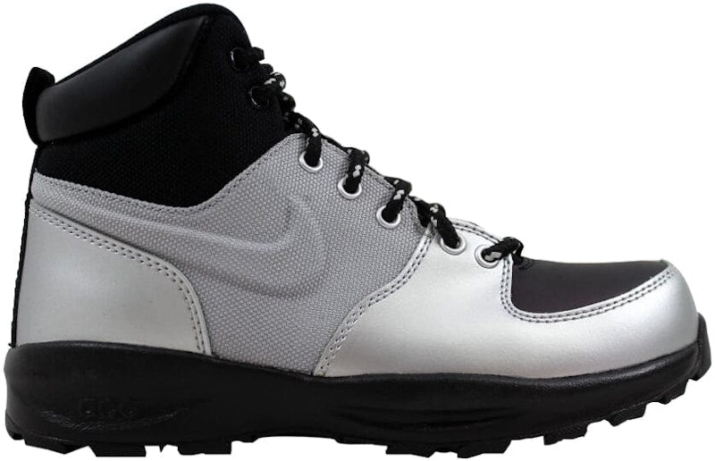 Nike Manoa Leather Metallic Silver (GS)