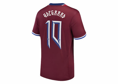 Nike Martin Odegaard Norway National Team 2024/25 Stadium Home Soccer Jersey Red