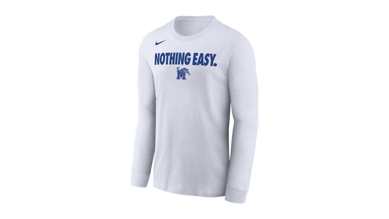 Nike Memphis College Long-Sleeve T-Shirt White