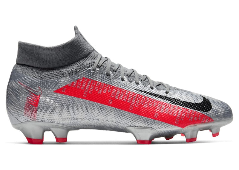 Nike Mercurial Superfly 7 Pro FG Metallic Grey Crimson