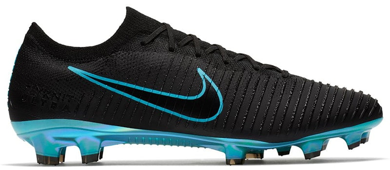Nike Mercurial Vapor Flyknit Ultra FG Black Gamma Blue