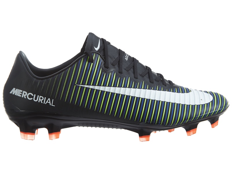 Nike Mercurial Vapor Xi Fg Black White-Electric Green