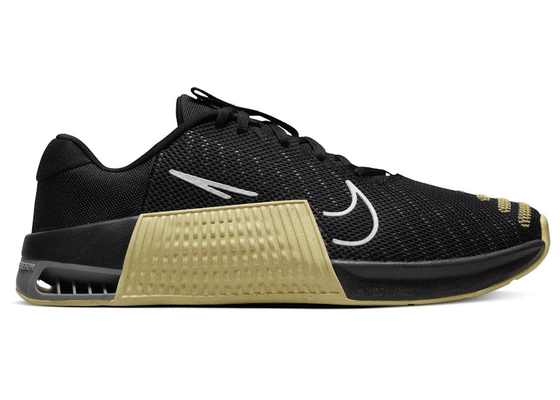 Nike Metcon 9 (Team) Black Vegas Gold Smoke Grey White