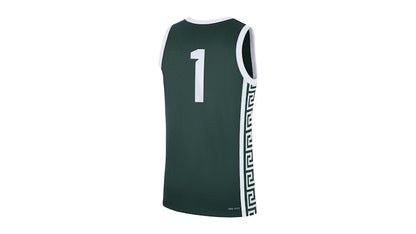 Nike Michigan State Spartans Replica College Basketball Jersey Pro Green