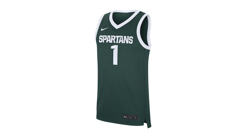 Nike Michigan State Spartans Replica College Basketball Jersey Pro Green