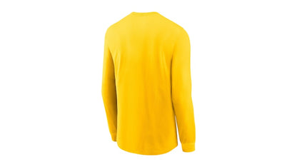 Nike Michigan Wolverines Basketball Icon Jordan College Long-Sleeve T-Shirt College Navy