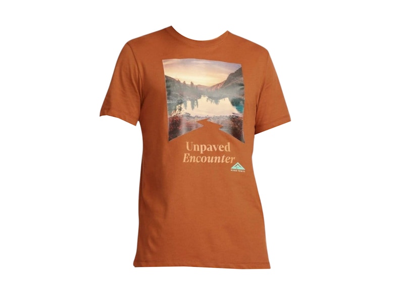 Nike Mountail Trail Logo T-Shirt Brown