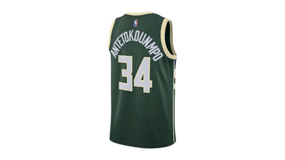 Nike NBA Antetokounmpo Milwaukee Bucks Dri-FIT Icon Edition 22/23 Jersey Fir