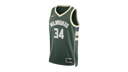 Nike NBA Antetokounmpo Milwaukee Bucks Dri-FIT Icon Edition 22/23 Jersey Fir