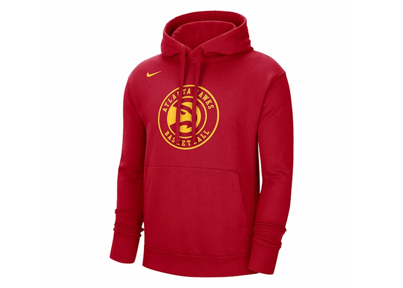Nike NBA Atlanta Hawks Essential Fleece Loose Fit Hoodie University Red