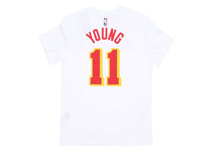 Nike NBA Atlanta Hawks Trae Young T-shirt White/Red/Yellow
