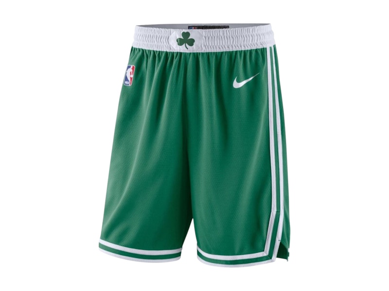 Nike NBA Boston Celtic City Edition Dri-Fit Swingman Shorts Green/White
