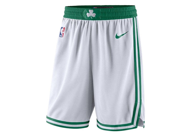 Nike NBA Boston Celtics Association Edition Swingman Dri-FIT Shorts White/Green