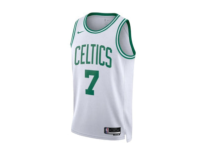 Nike NBA Boston Celtics Jaylen Brown Association Edition Swingman Jersey White/Green