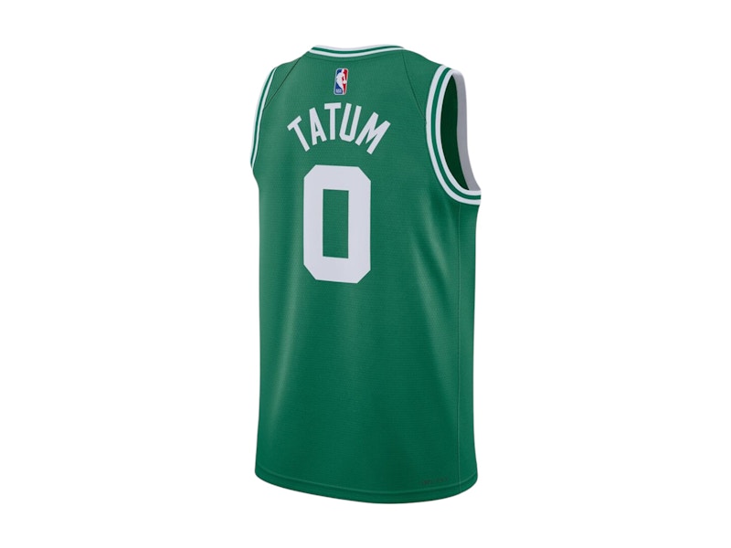 Nike NBA Boston Celtics Jayson Tatum Icon Edition Jersey Green/Yellow