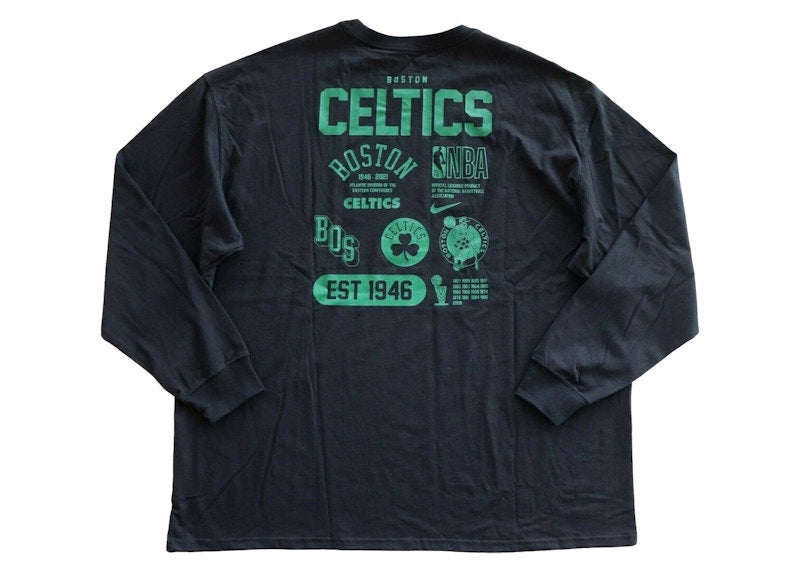 Nike NBA Boston Celtics Practice L/S T-shirt Black/Green